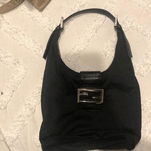 Authentic Fendi Baguette, outside a bit sticky